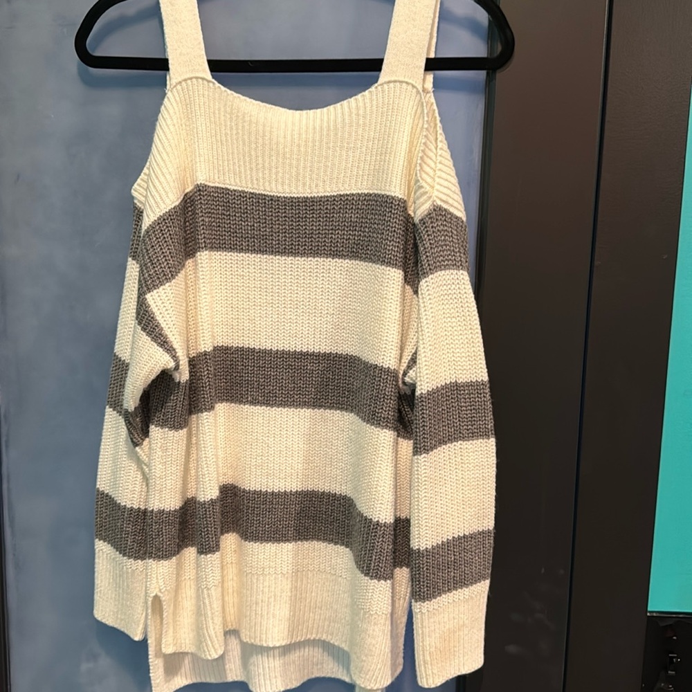 Off the shoulder sweater